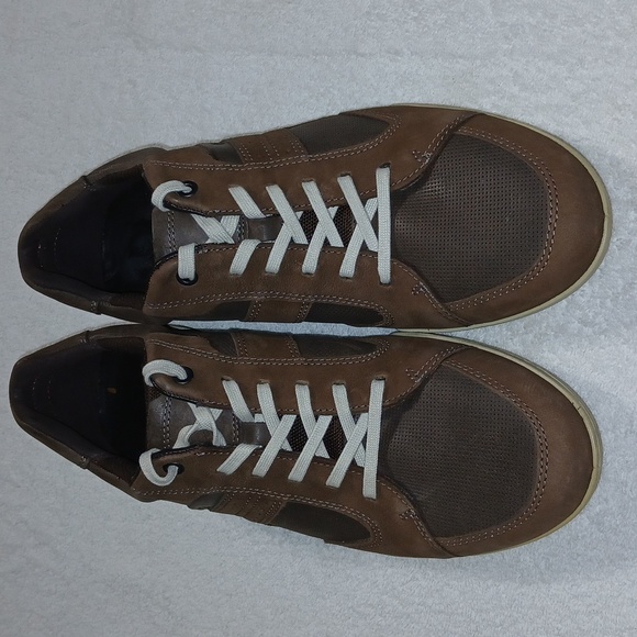 ECCO Enrico Leather Lace up Sneaker Size 44